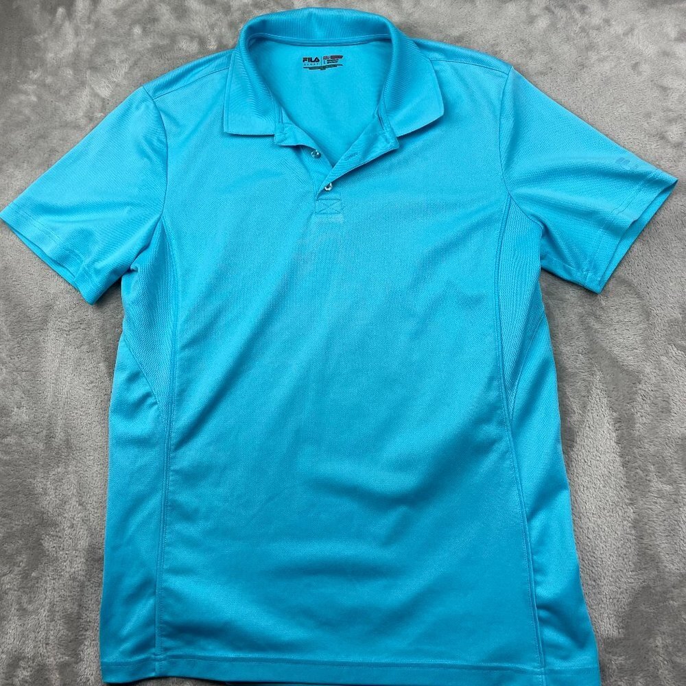 Fila Sport Golf Athletic Fit Short Sleeve Polo Shirt Men's Size Large